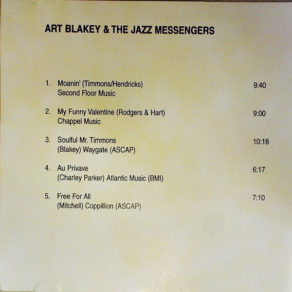 Art Blakey : The Sound Of Jazz - Art Blakey (CD, Album)