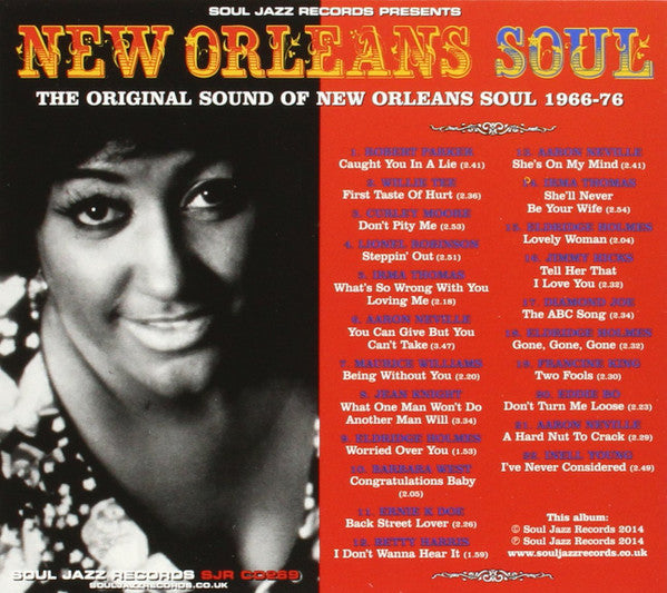Various : New Orleans Soul (The Original Sound Of New Orleans Soul 1966-76) (CD, Comp)