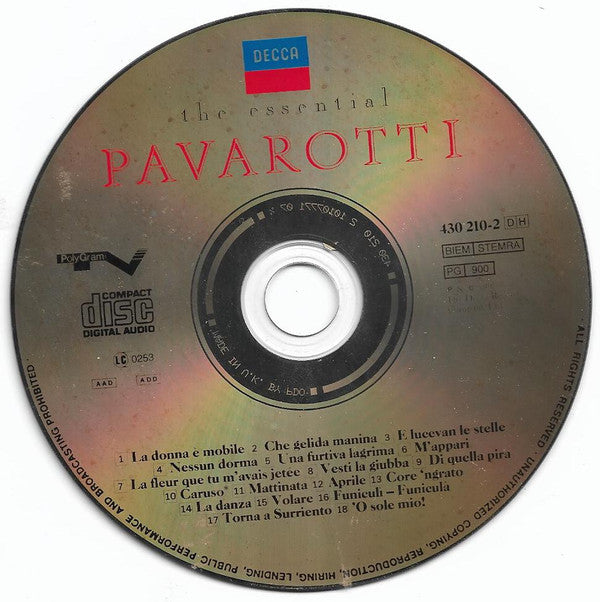 Luciano Pavarotti : The Essential Pavarotti (CD, Comp)