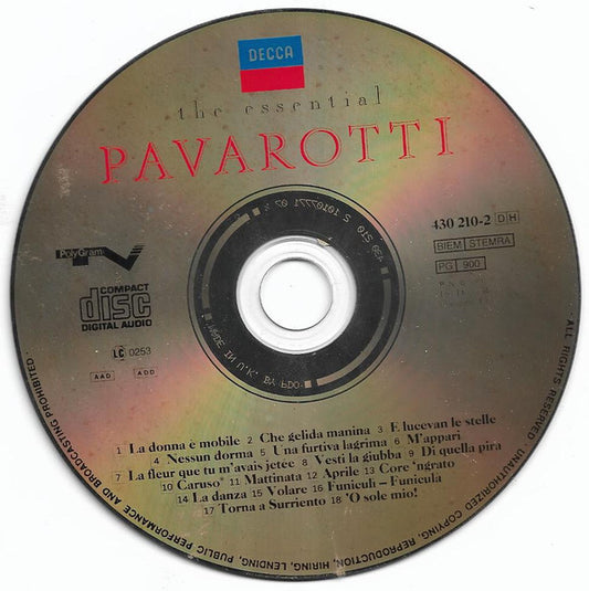 Luciano Pavarotti : The Essential Pavarotti (CD, Comp)