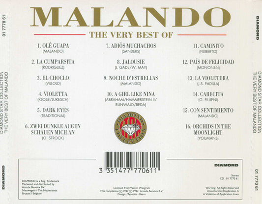 Malando And His Tango Orchestra : The Very Best Of (CD, Comp)