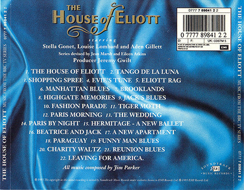 Jim Parker (2) : The House Of Eliott (Music From The BBC TV Series) (CD, Album)