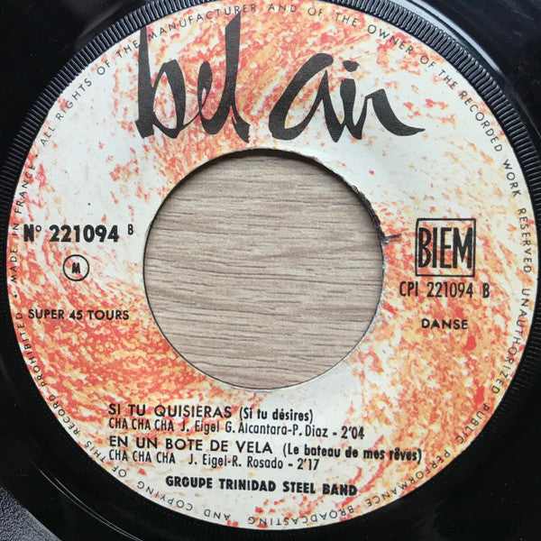 Trinidad Steel Band : La Pachanga (7", EP, Mono)