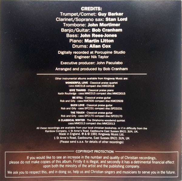 Unknown Artist : Trad Jazz Praise - Be Bold (CD, Album)