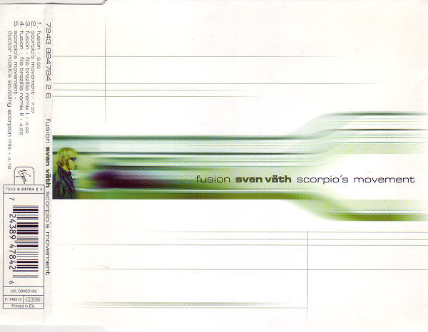 Sven Väth : Fusion / Scorpio's Movement (CD, Single)