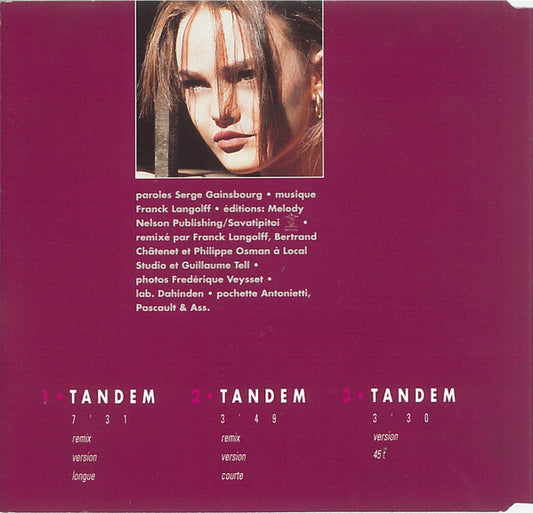 Vanessa Paradis : Tandem (Remix) (CD, Maxi)