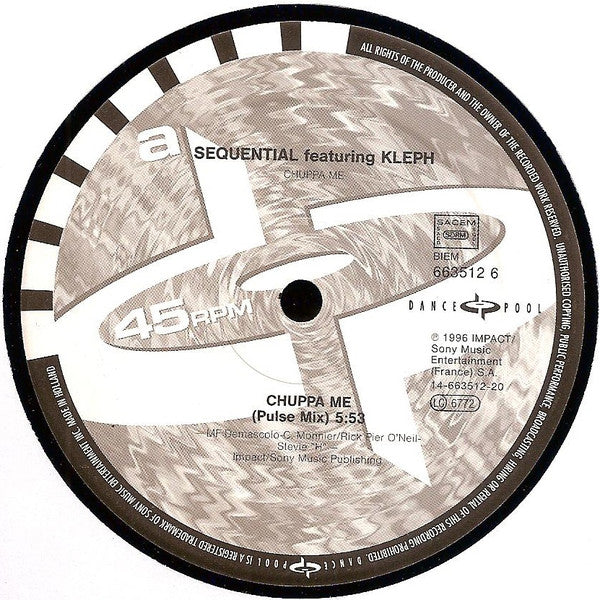 Sequential (2) Featuring Kleph : Chuppa Me (12")