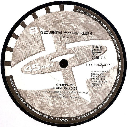 Sequential (2) Featuring Kleph : Chuppa Me (12")