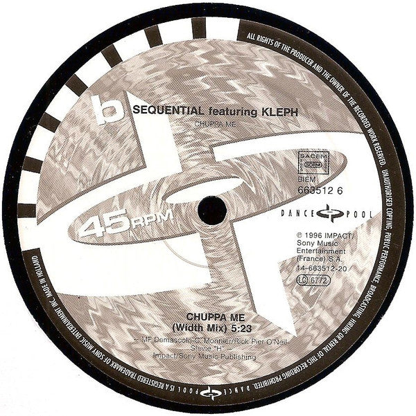 Sequential (2) Featuring Kleph : Chuppa Me (12")