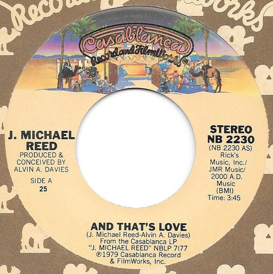 James Michael Reed : And That's Love (7")