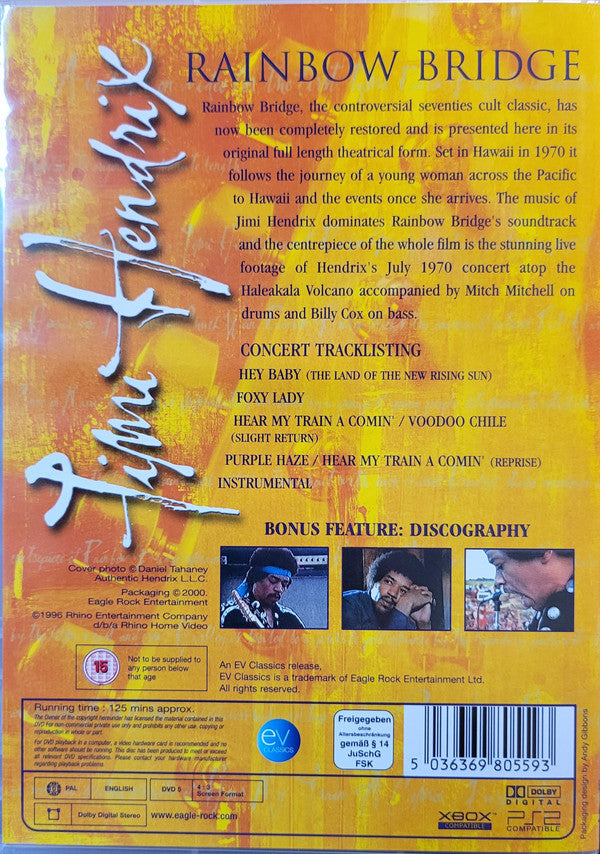 Jimi Hendrix : Rainbow Bridge (DVD-V, PAL)