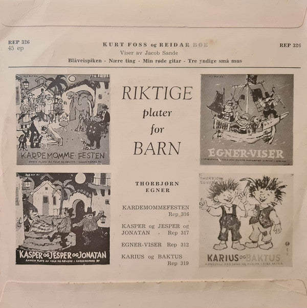 Kurt Foss Og Reidar Bøe : Kurt Foss Og Reidar Bøe 3 (7", EP)