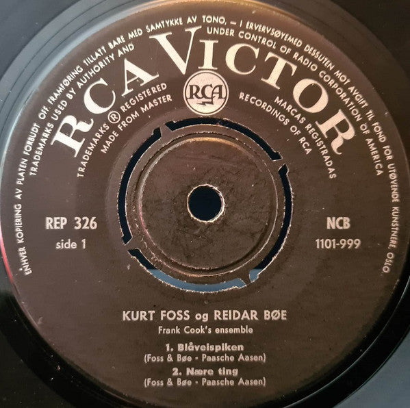 Kurt Foss Og Reidar Bøe : Kurt Foss Og Reidar Bøe 3 (7", EP)