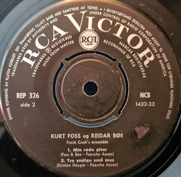 Kurt Foss Og Reidar Bøe : Kurt Foss Og Reidar Bøe 3 (7", EP)