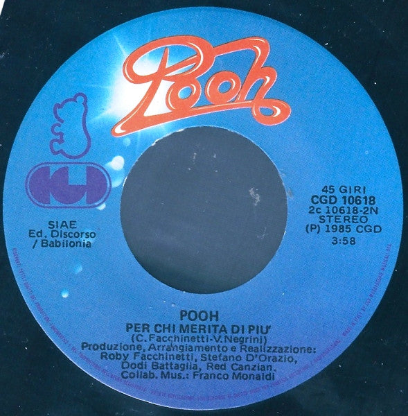 Pooh : Se Nasco Un'altra Volta (7",  )