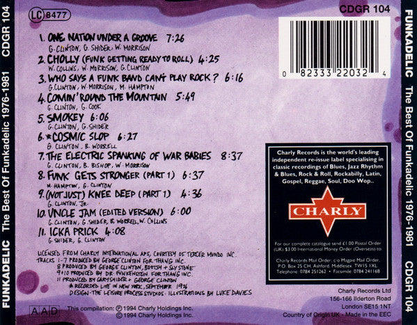 Funkadelic : The Best Of Funkadelic 1976-1981 (CD, Comp)