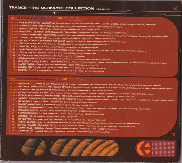 Various : The Best Of Hardstyle 2002 (4xCD, Mixed)