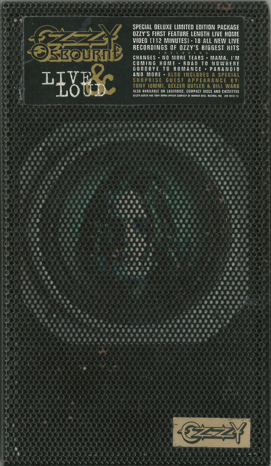 Ozzy Osbourne : Live & Loud (VHS, Album, Dlx, Ltd, S/Edition, NTSC, Dol)
