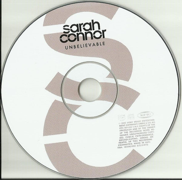 Sarah Connor : Unbelievable (CD, Album)