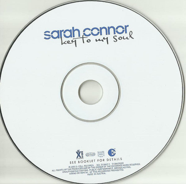Sarah Connor : Key To My Soul (CD, Album, Copy Prot.)