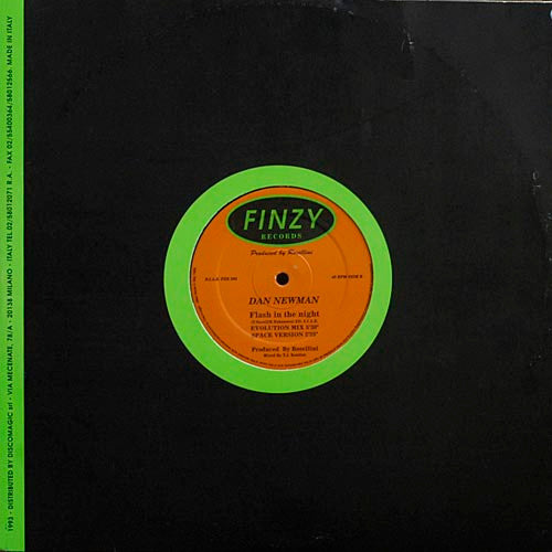 Dan Newman : Flash In The Night (12")