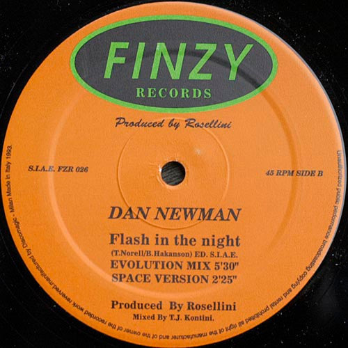 Dan Newman : Flash In The Night (12")