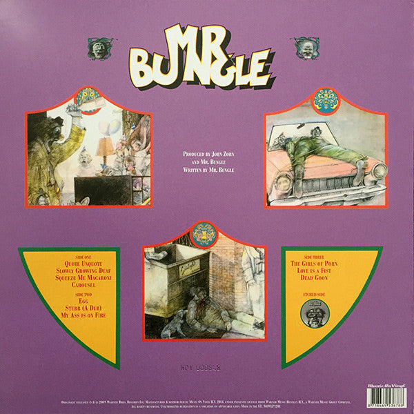 Mr. Bungle : Mr. Bungle (LP, Pur + LP, S/Sided, Etch, Pur + Album, Ltd, Num)