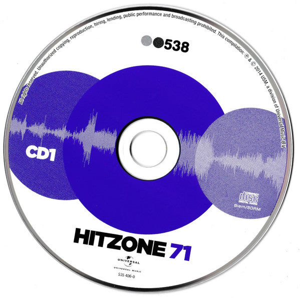 Various : Radio 538 Hitzone 71 (2xCD, Comp)