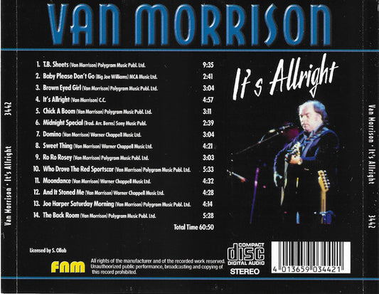 Van Morrison : It's Allright (CD, Comp)