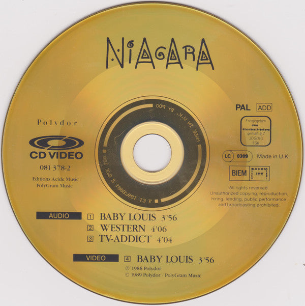 Niagara (2) : Baby Louis (CDV, 5", Single, PAL)