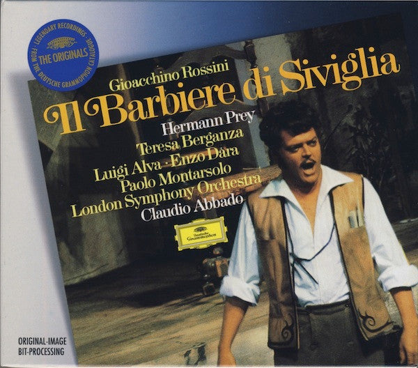 Gioacchino Rossini - Hermann Prey · Teresa Berganza · Luigi Alva · Enzo Dara · Paolo Montarsolo - London Symphony Orchestra - Claudio Abbado : Il Barbiere Di Siviglia (2xCD, Album, RE, RM + Box)