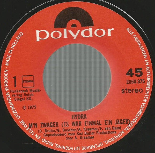 Hydra (12) : M'n Zwager (7", Single)