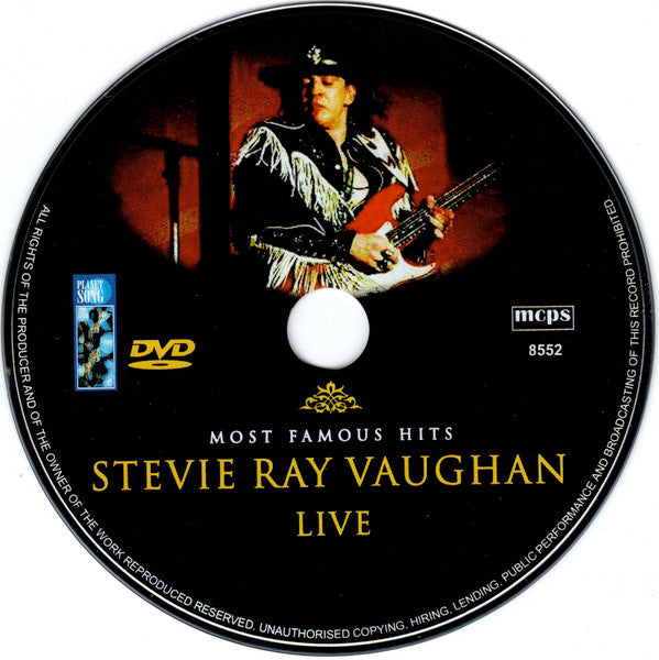 Stevie Ray Vaughan : Live: Most Famous Hits (DVD-V, Unofficial, PAL)