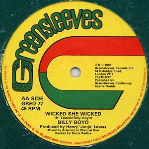 Dennis Walks / Billy Boyo : Roast Fish & Cornbread / Wicked She Wicked (12")