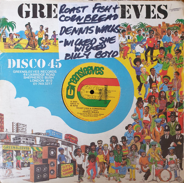 Dennis Walks / Billy Boyo : Roast Fish & Cornbread / Wicked She Wicked (12")