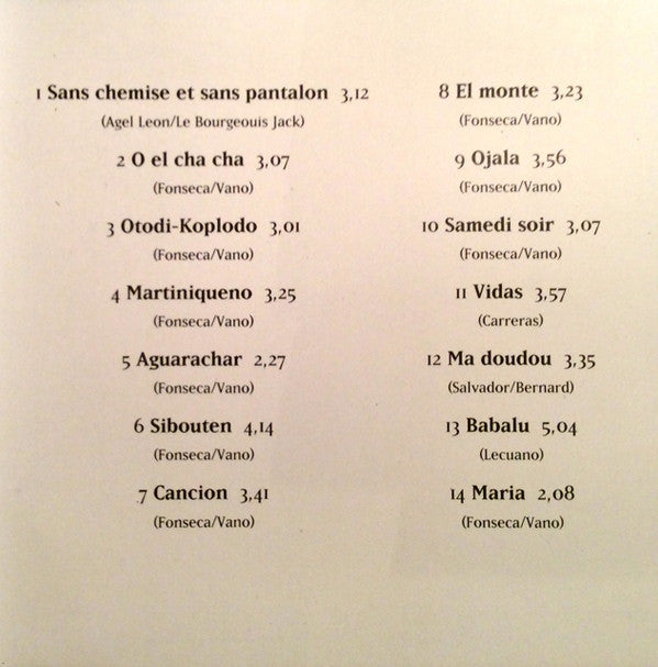 Fonseca Et Ses Anges Noirs : Fonseca Et Ses Anges Noirs (CD, Album)