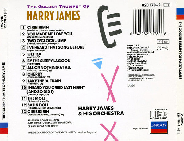 Harry James (2) : The Golden Trumpet Of Harry James (CD, Album)