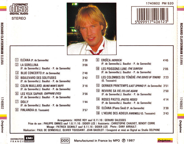 Richard Clayderman : Eléana (CD)