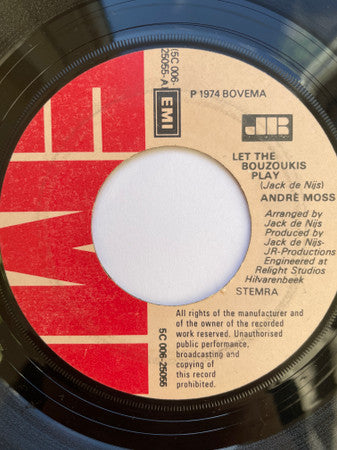 André Moss : Let The Bouzoukis Play  (7", Single)