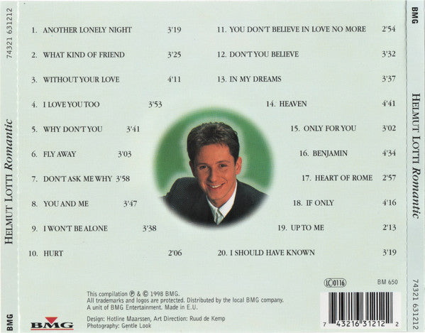 Helmut Lotti : Romantic (CD, Comp)