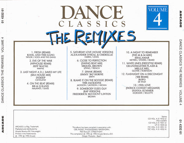 Various : Dance Classics - The Remixes Volume 4 (CD, Comp)