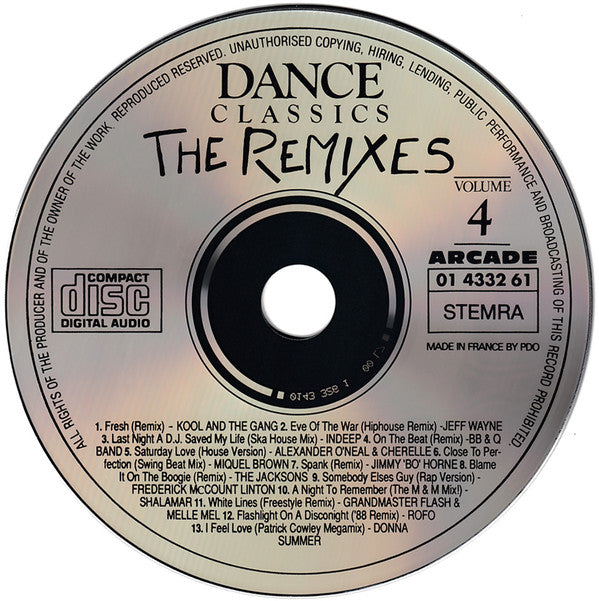 Various : Dance Classics - The Remixes Volume 4 (CD, Comp)