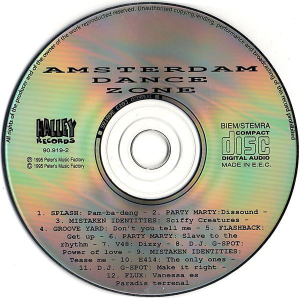 Various : Amsterdam Dance Zone (CD, Comp)