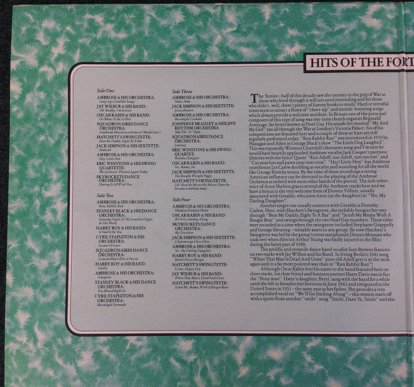 Various : Hits Of The Forties Volume 4 (2xLP, Comp, Mono, RM)