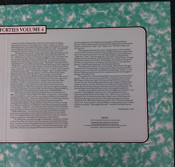 Various : Hits Of The Forties Volume 4 (2xLP, Comp, Mono, RM)