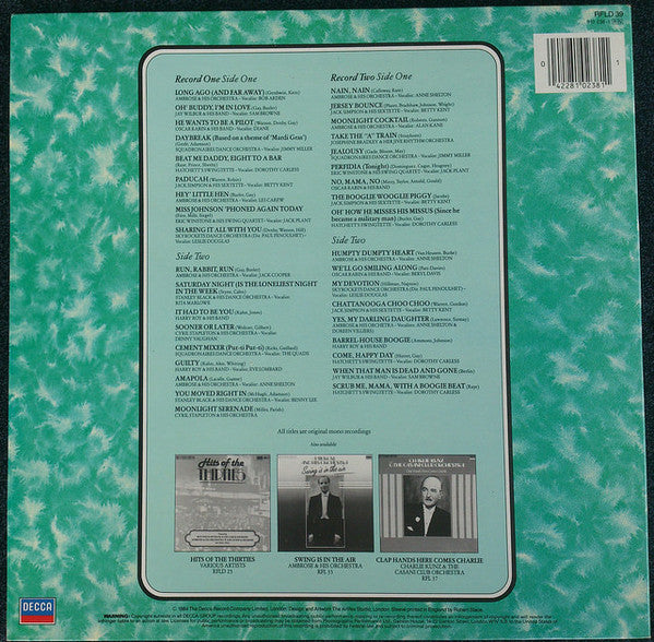 Various : Hits Of The Forties Volume 4 (2xLP, Comp, Mono, RM)