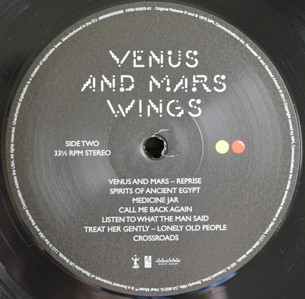 Wings (2) : Venus And Mars (2xLP, Album, RE, RM, 180)