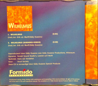 Bill van Dijk : Het Wilhelmus (CD, Single)