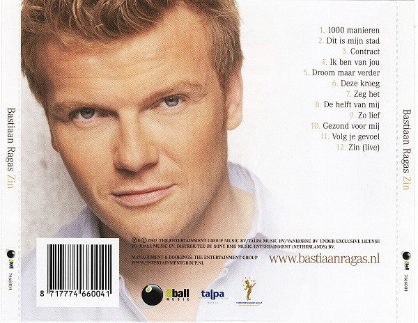 Bastiaan Ragas : Zin (CD, Album)