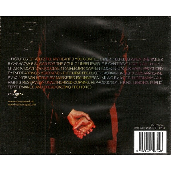Bastiaan Ragas : Outragas (CD, Album)